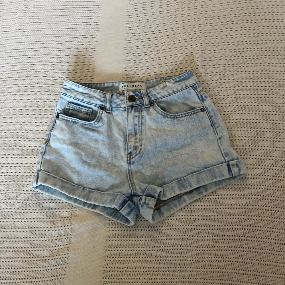 Mom high waisted jean shorts Bullhead Pacsun